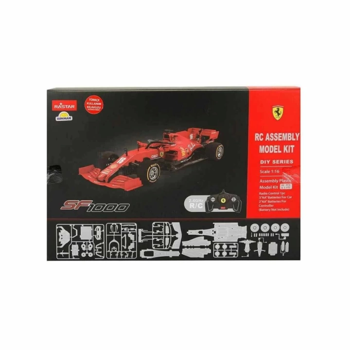 BFS Nessiworld 31961 Ferrari SF1000 Uzaktan Kumandalı Model Araç Montaj Kiti 1:16 -Sunman