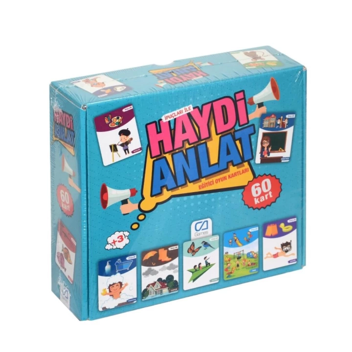 BFS Nessiworld 5080 CA Games, Haydi Anlat - Eğitici Oyun Kartları / +3 yaş