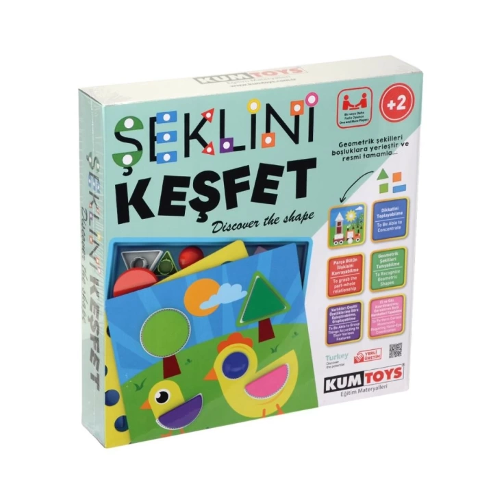 BFS Nessiworld 5306 KumToys, Şeklini Keşfet / +2 yaş