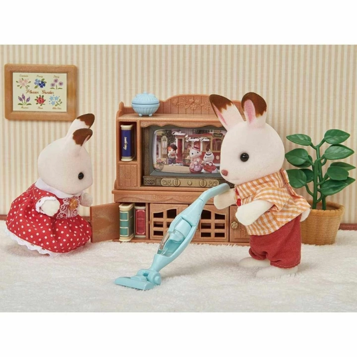 BFS Nessiworld 5445 Sylvanian Families Çamaşır Makinesi ve Süpürge +3 yaş figür dahil değil