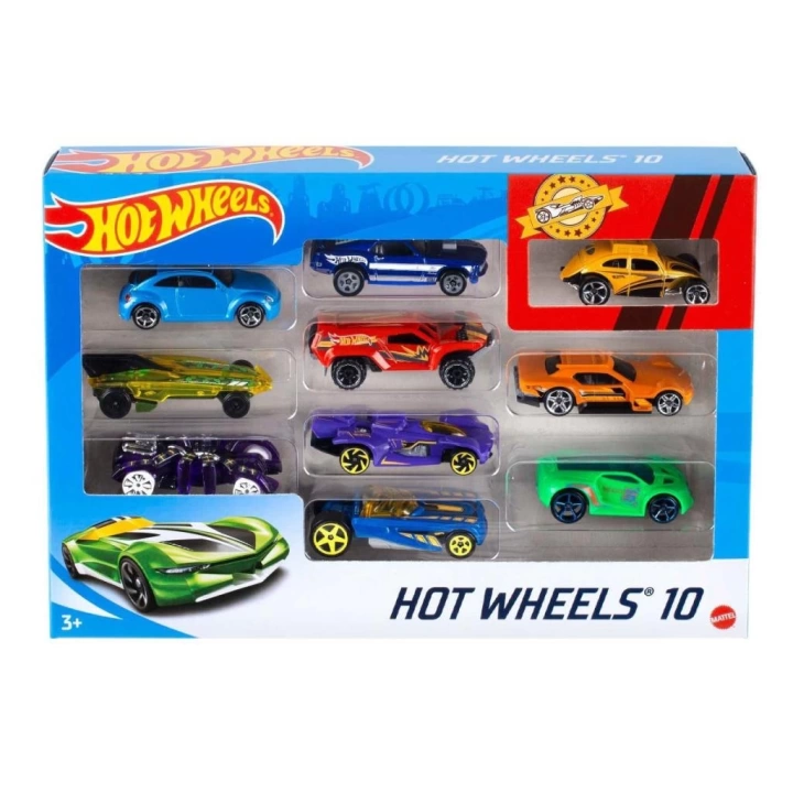BFS Nessiworld 54886 Hot Wheels 10lu Araba Seti - Karışık Asorti