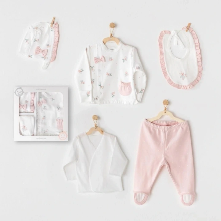 BFS NessiWorld AC25960  5 Parça Hastane Çıkışı Pink