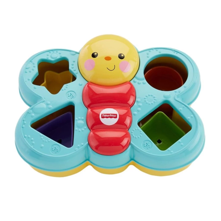 BFS Nessiworld CDC22 Fisher-Price® Şekil Eşleştirme Arkadaşı Kelebek / Sıralama ve Şekil Ayırma Oyuncakları