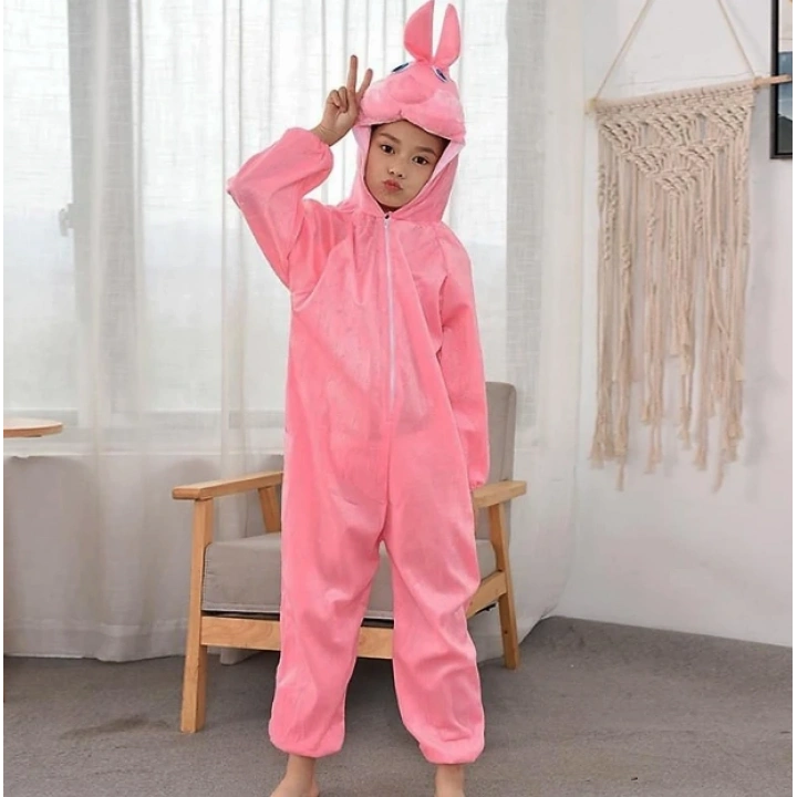 BFS Nessiworld  Çocuk Tavşan Kostümü Pembe Renk 4-5 Yaş 100 cm