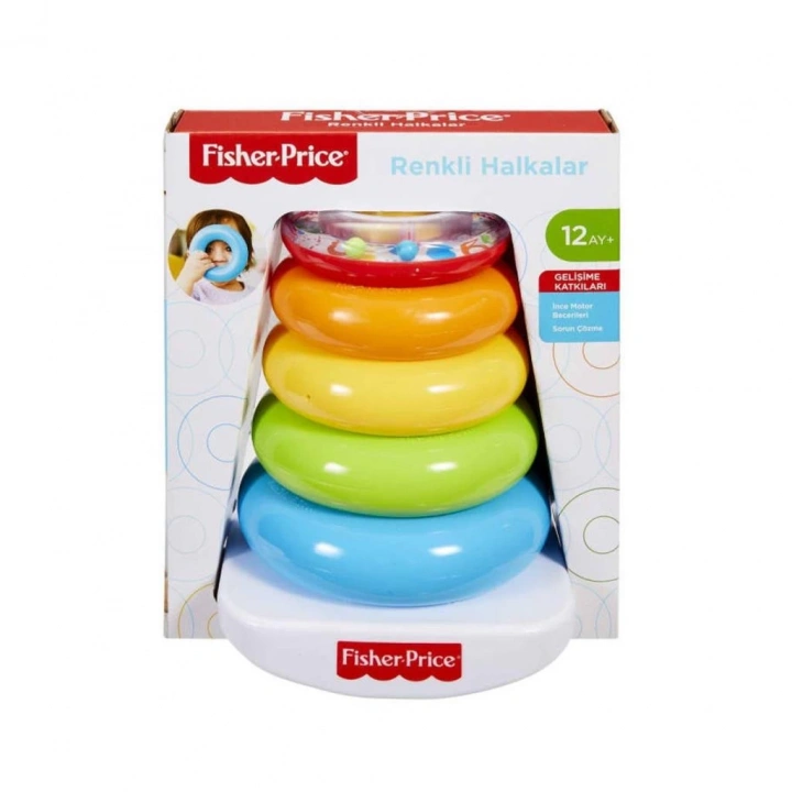 BFS Nessiworld GJY49 Fisher Price, Doğa Dostu Renkli Halkalar
