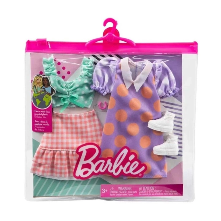 BFS Nessiworld GWF04 Barbienin Kıyafet Koleksiyonu 2li Paketler / +3 yaş