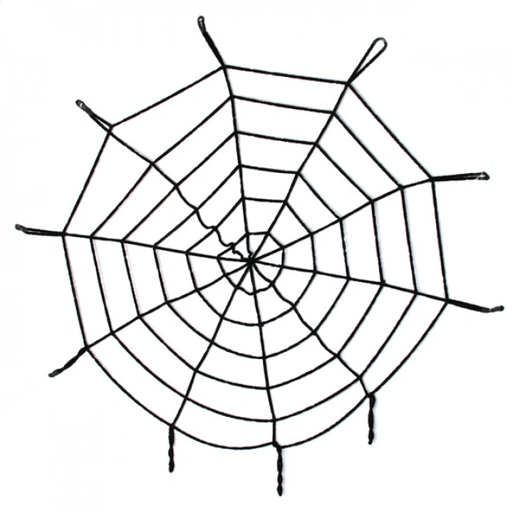 BFS Nessiworld  Halloween Cadılar Bayramı Örümcek Ağ Dekor Siyah 1.5 Metre