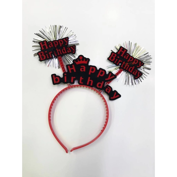 BFS Nessiworld  Happy Birthday Neon Renk Doğum Günü Tacı 12 Adet