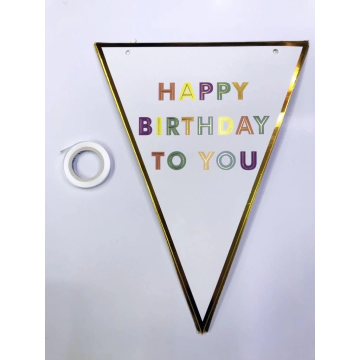 BFS Nessiworld  Happy Birthday To You Flama Bayrak Süs