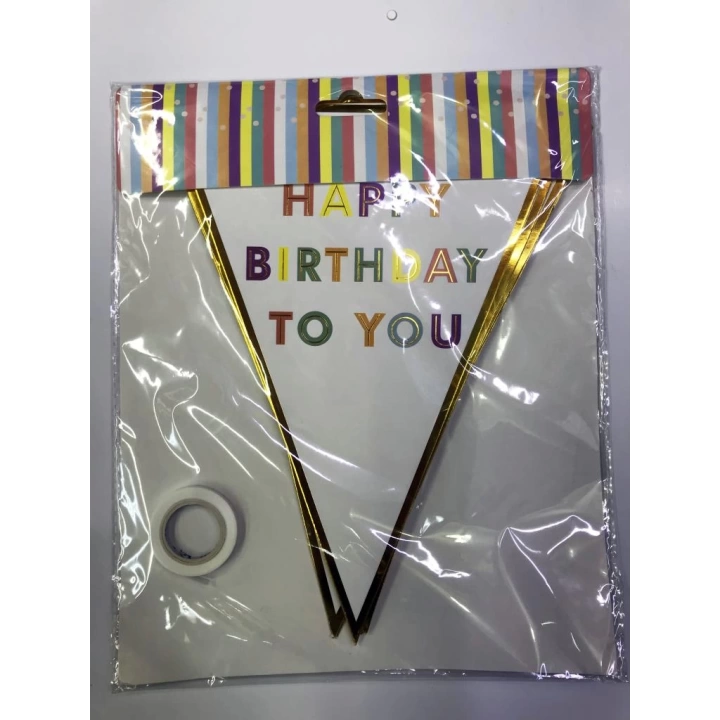 BFS Nessiworld  Happy Birthday To You Flama Bayrak Süs