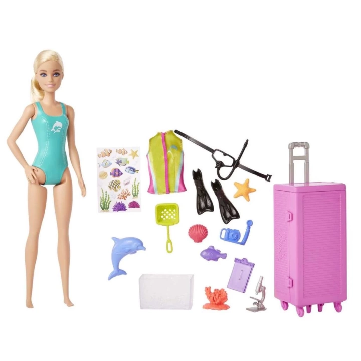 BFS Nessiworld HMH26 Barbie Deniz Biyoloğu Oyun Seti