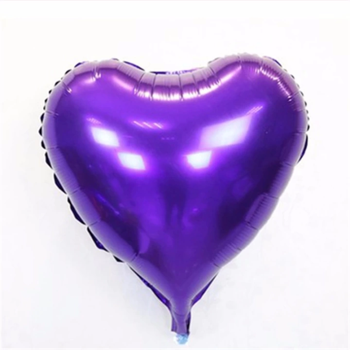 BFS Nessiworld Kalp Balon Folyo Mor 45 cm 18 inç