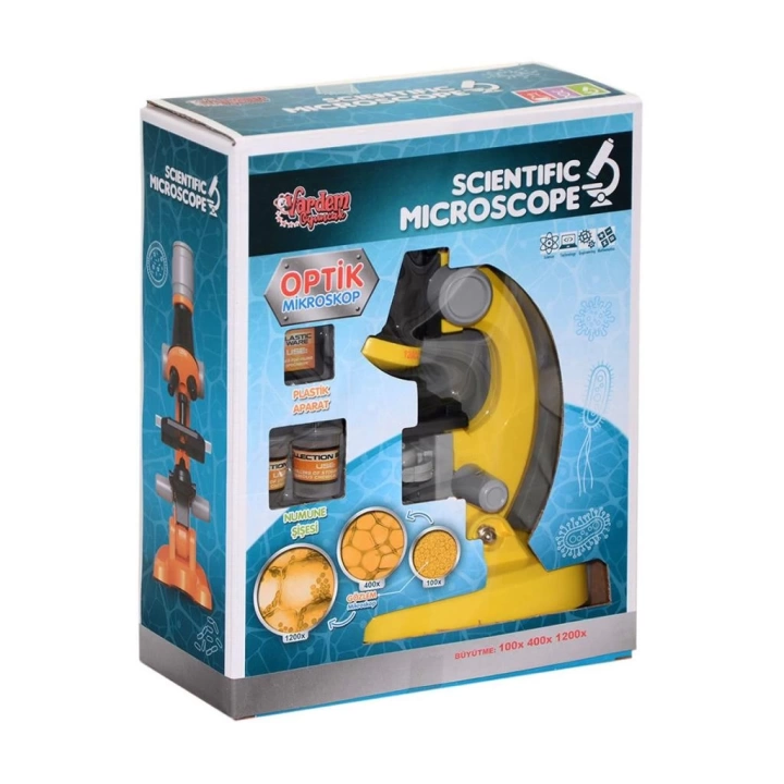 BFS Nessiworld KM-1012A-1 1013A-1 Işıklı Objektif Bilim Mikroskopu -Vardem