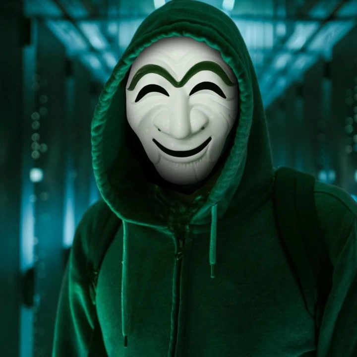 BFS Nessiworld  Koreli Hırsız Teatral Hahoe Maskesi - Para Heist Maskesi - Dali Maskesi
