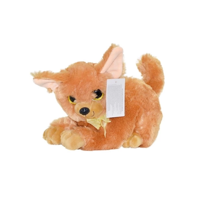 BFS Nessiworld KZL-1611001 Peluş Sesli Havlayan Köpek 25 cm -Kızılkaya