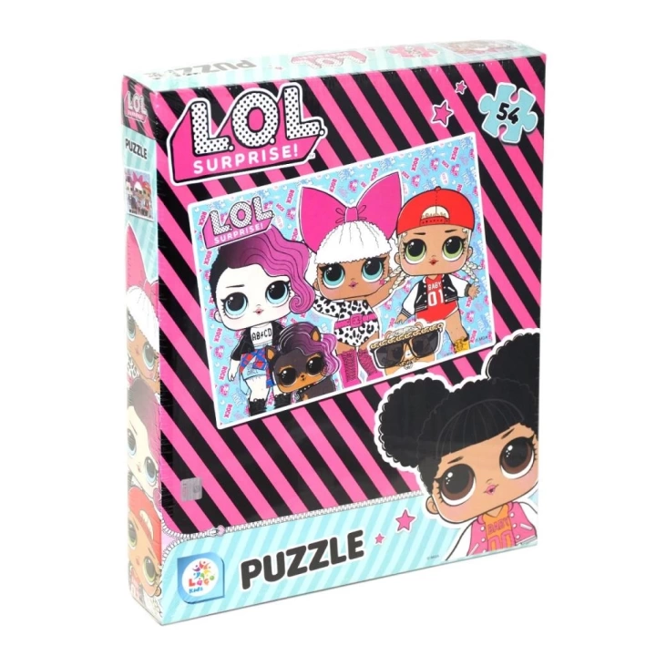 BFS Nessiworld LOL7585 Laço Kids L.O.L. 54 Parça Puzzle