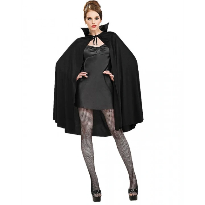 BFS Nessiworld  Siyah Renk Yakalı Halloween Pelerini 90 cm