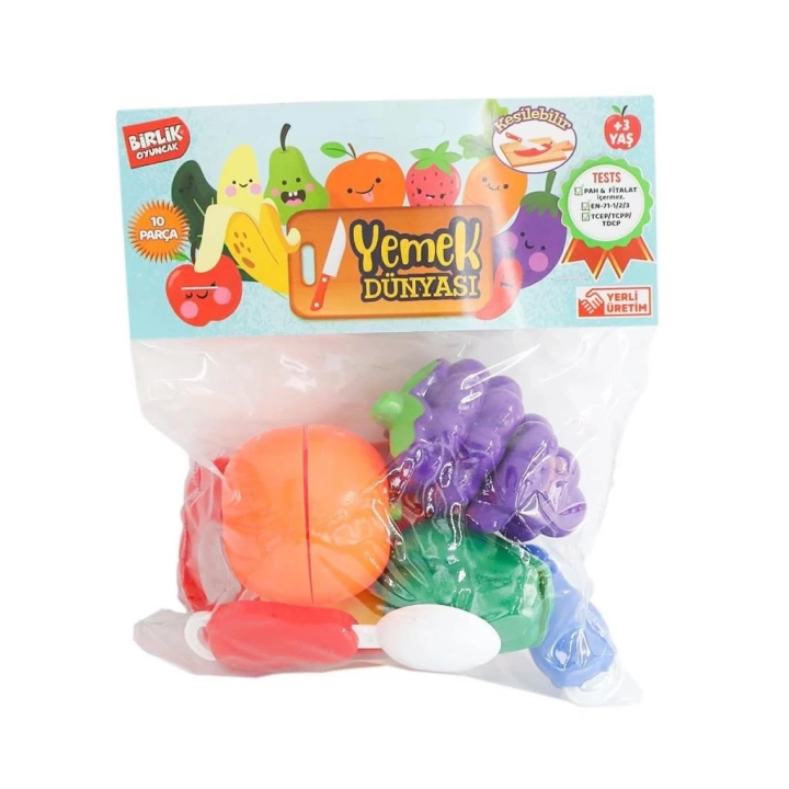 BFS Nessiworld URT007-PVC-1AB KESİLEBİLEN SEBZE MEYVE 3 PCS