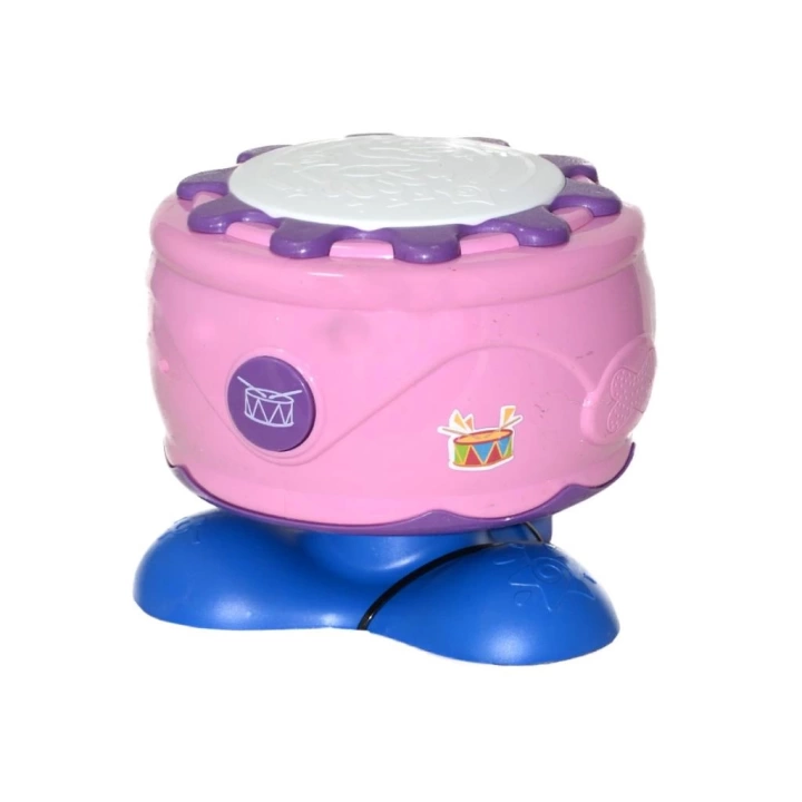 BFS Nessiworld URT009-02 PİL.IŞIKLI SESLİ KAYA DAVUL- PEMBE
