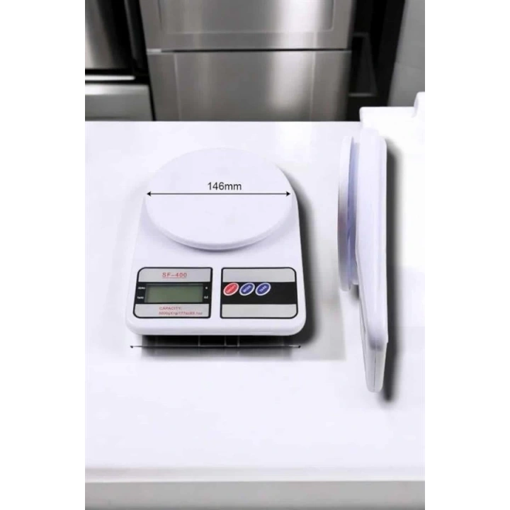 BFS Net LCD Ekran ve Otomatik Kapanma Özelliği ile Uzun Ömürlü Dijital Mutfak Tartısı