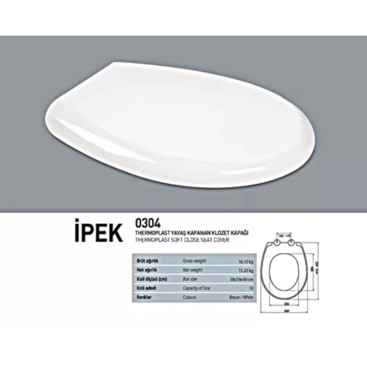 BFS NKP İpek Amortisörlü+Tak Çıkar Klozet Kapağı