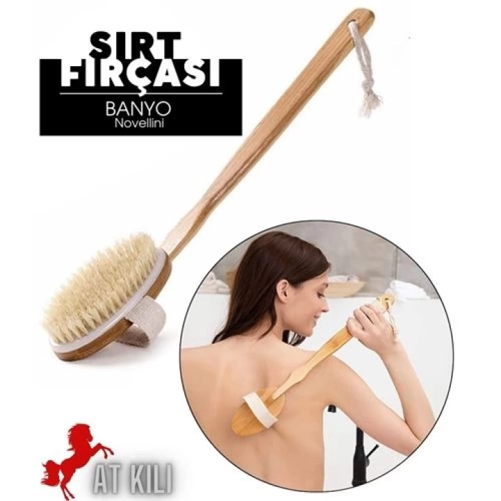 BFS Novellini Doğal Banyo Sırt ve Selülit Fırçası