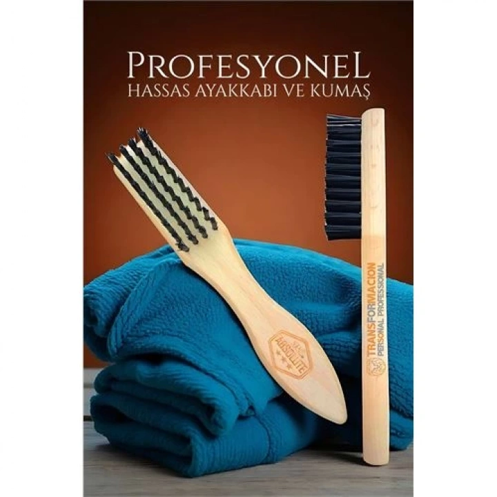 BFS  Nubuk Süet Paça Fırçası - Hassas Ayakkabılar İçin Profesyonel Fırça