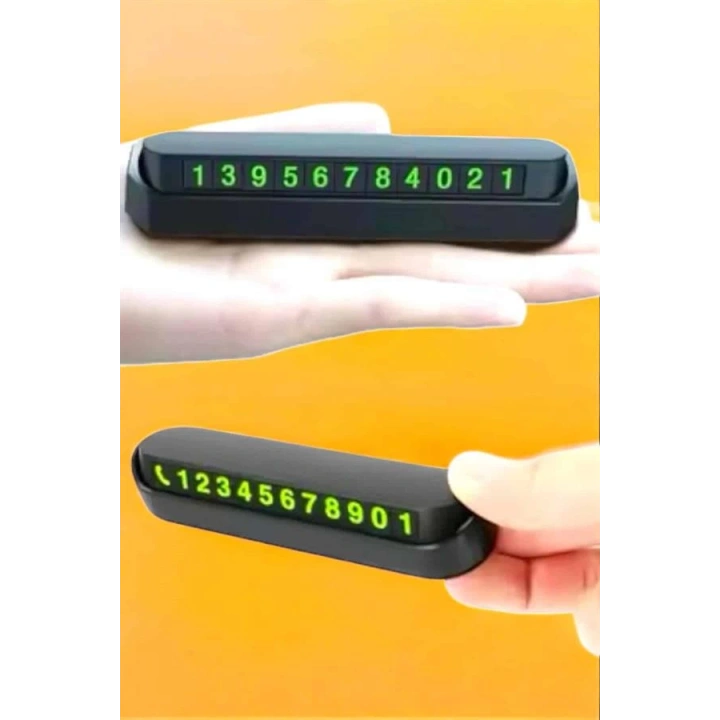 BFS Numaralık Araç İçi Araba Araç Park Numaratör Telefon Numarası Yazma