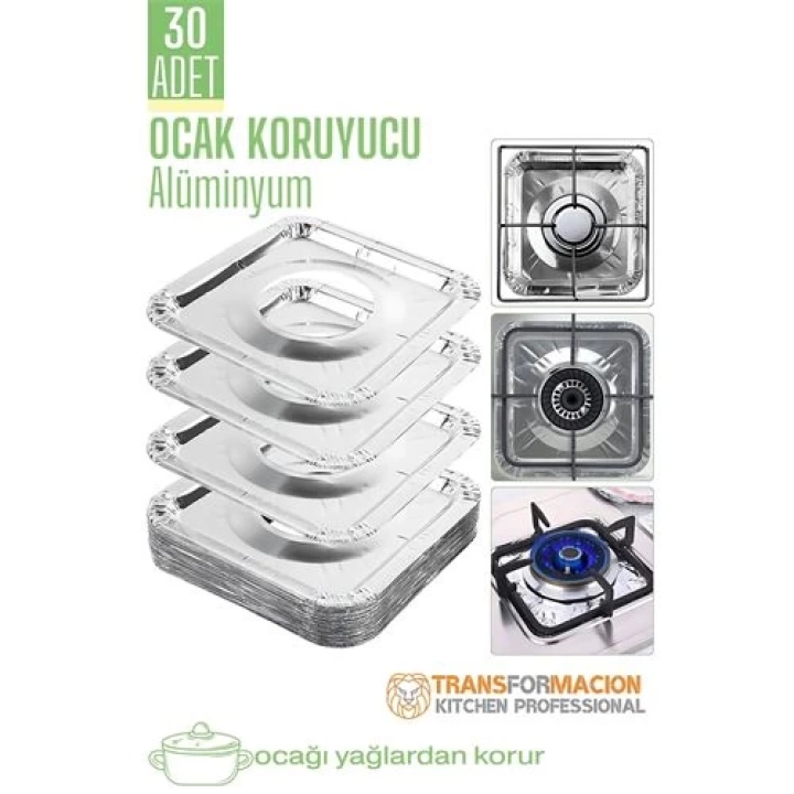 BFS  Ocak Koruyucu Folyo - Kızartma Yemek Yağ Koruyucu Folyo 30 ADET