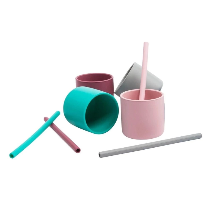 BFS  OiOi Silikon Pipet 4Lü Mavi Mix