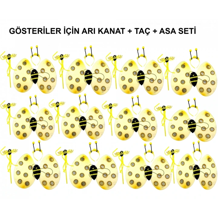 BFS Okul Gösterileri İçin 1239li Arı Kanadı Seti - Etkinlik Kanatları