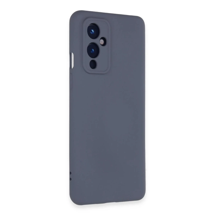 BFS  One Plus 9 Kılıf Nano içi Kadife Silikon - Gri