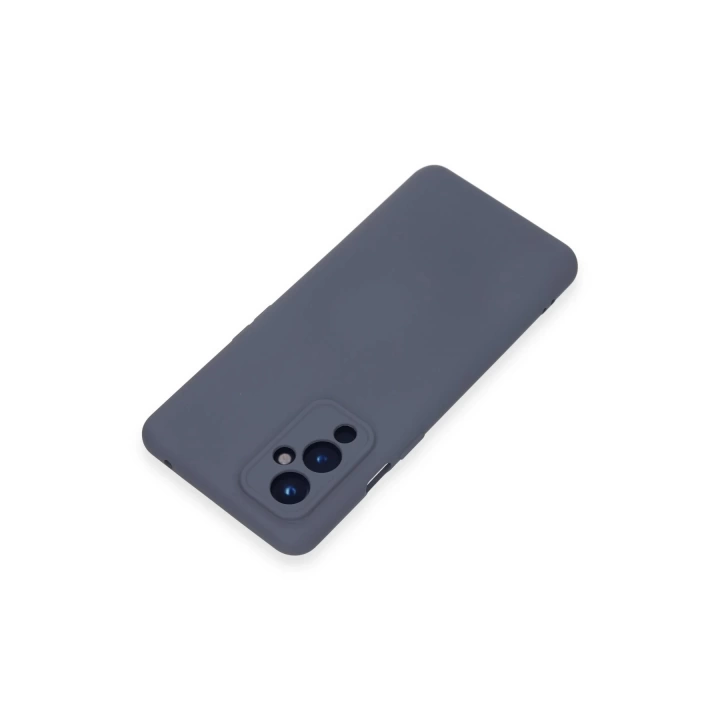 BFS  One Plus 9 Kılıf Nano içi Kadife Silikon - Gri
