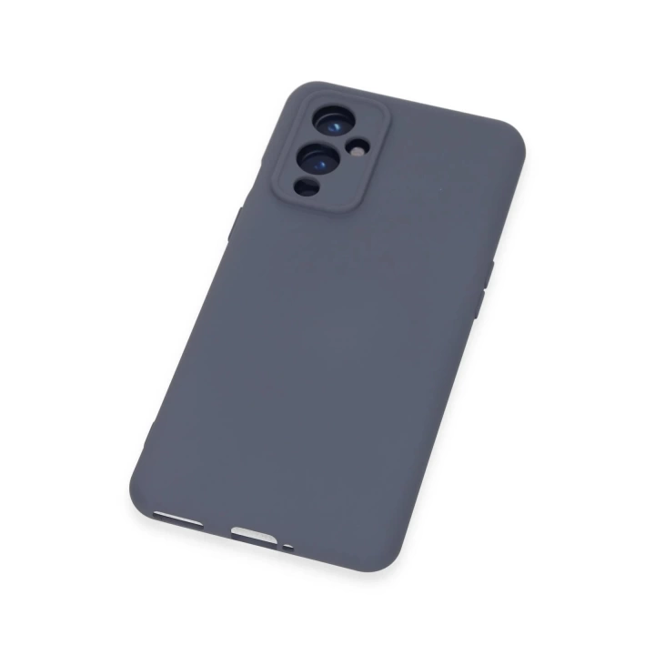 BFS  One Plus 9 Kılıf Nano içi Kadife Silikon - Gri