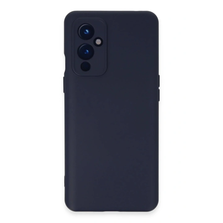 BFS  One Plus 9 Kılıf Nano içi Kadife Silikon - Lacivert