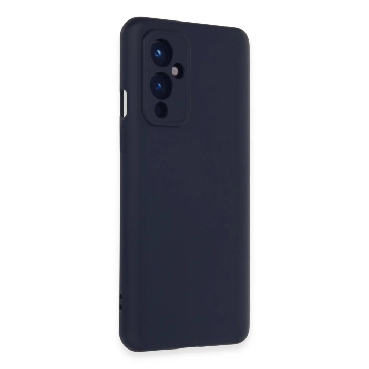 BFS  One Plus 9 Kılıf Nano içi Kadife Silikon - Lacivert