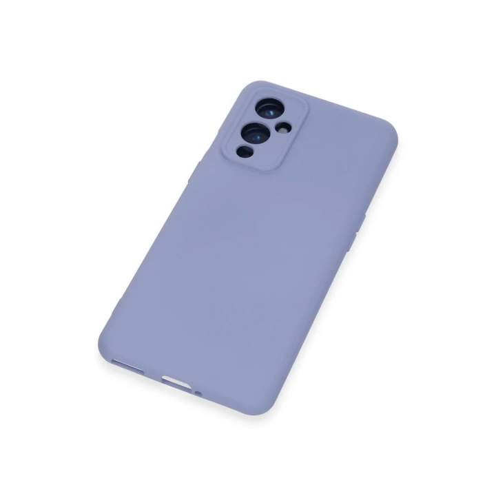 BFS  One Plus 9 Kılıf Nano içi Kadife Silikon - Lila