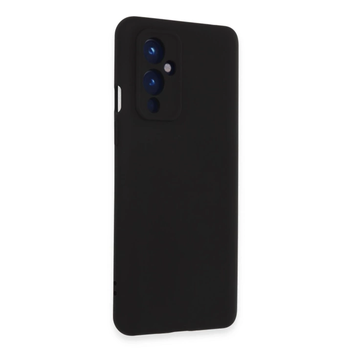 BFS  One Plus 9 Kılıf Nano içi Kadife Silikon - Siyah