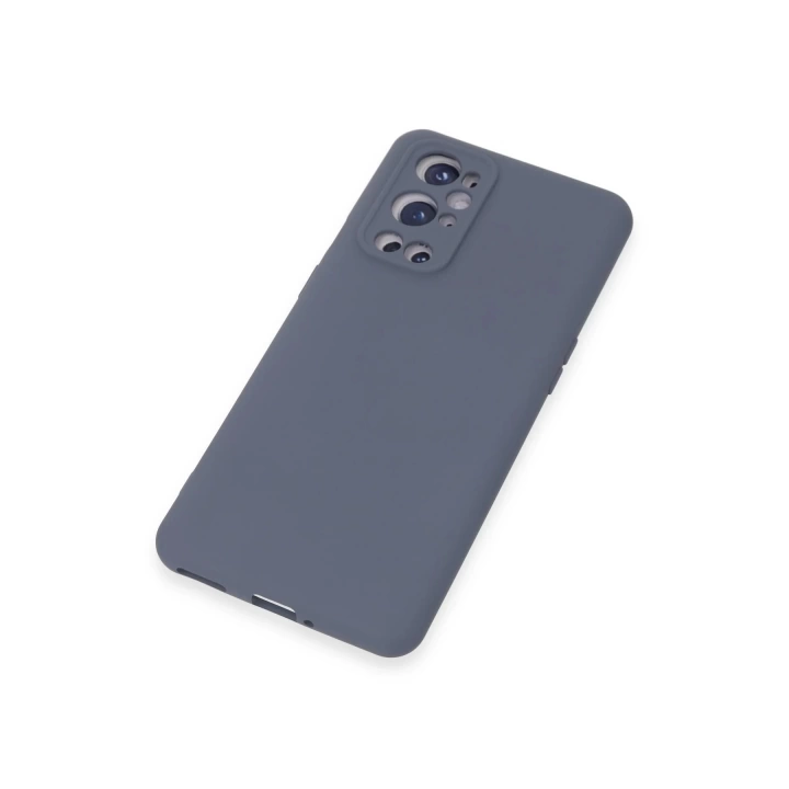 BFS  One Plus 9 Pro Kılıf Nano içi Kadife Silikon - Gri