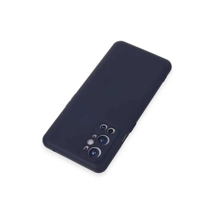 BFS  One Plus 9 Pro Kılıf Nano içi Kadife Silikon - Lacivert