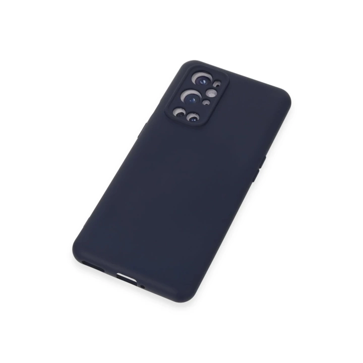 BFS  One Plus 9 Pro Kılıf Nano içi Kadife Silikon - Lacivert