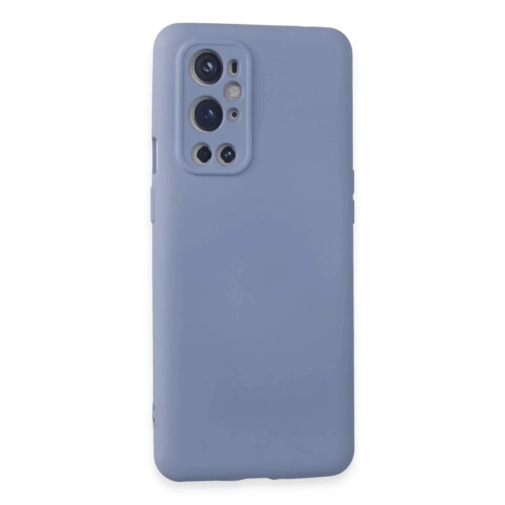 BFS  One Plus 9 Pro Kılıf Nano içi Kadife Silikon - Mor