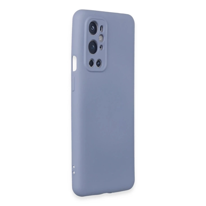 BFS  One Plus 9 Pro Kılıf Nano içi Kadife Silikon - Mor