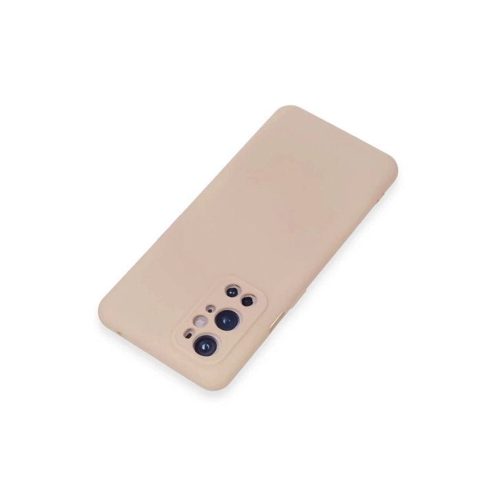 BFS  One Plus 9 Pro Kılıf Nano içi Kadife Silikon - Pudra