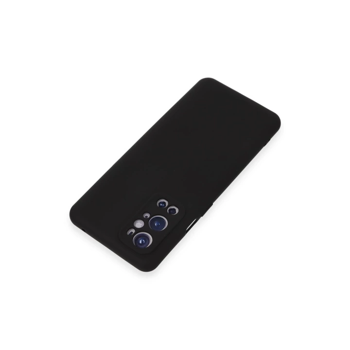 BFS  One Plus 9 Pro Kılıf Nano içi Kadife Silikon - Siyah