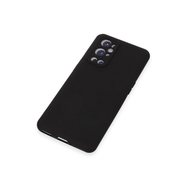 BFS  One Plus 9 Pro Kılıf Nano içi Kadife Silikon - Siyah