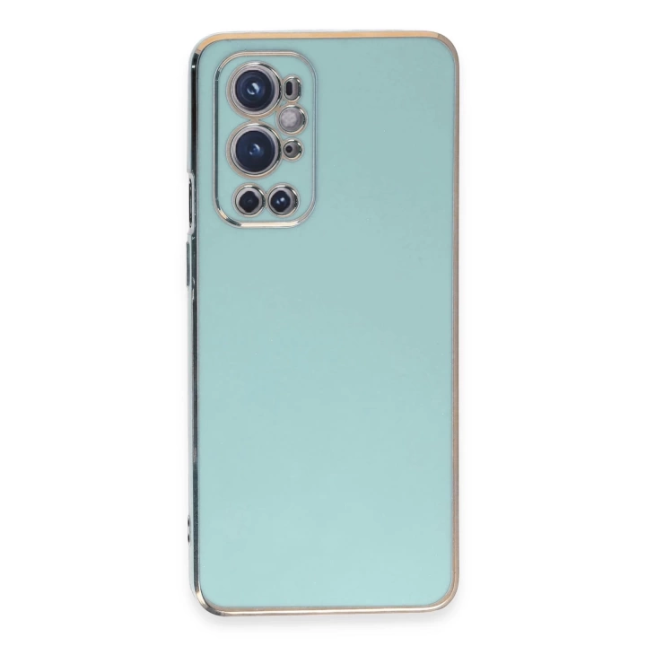 BFS  One Plus 9 Pro Kılıf Volet Silikon - Açık Yeşil