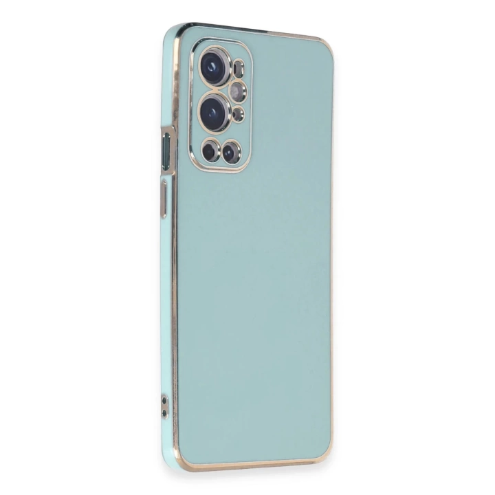 BFS  One Plus 9 Pro Kılıf Volet Silikon - Açık Yeşil