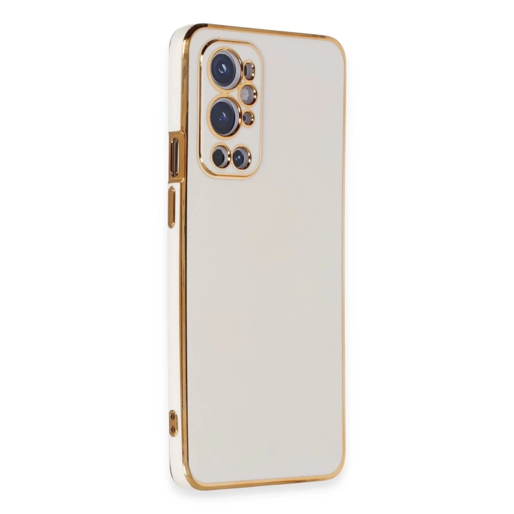 BFS  One Plus 9 Pro Kılıf Volet Silikon - Beyaz