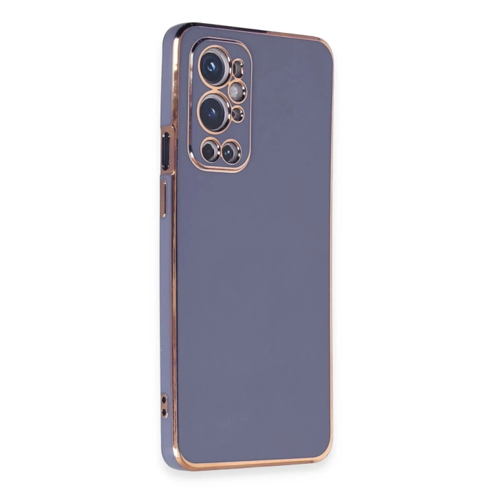 BFS  One Plus 9 Pro Kılıf Volet Silikon - Mavi
